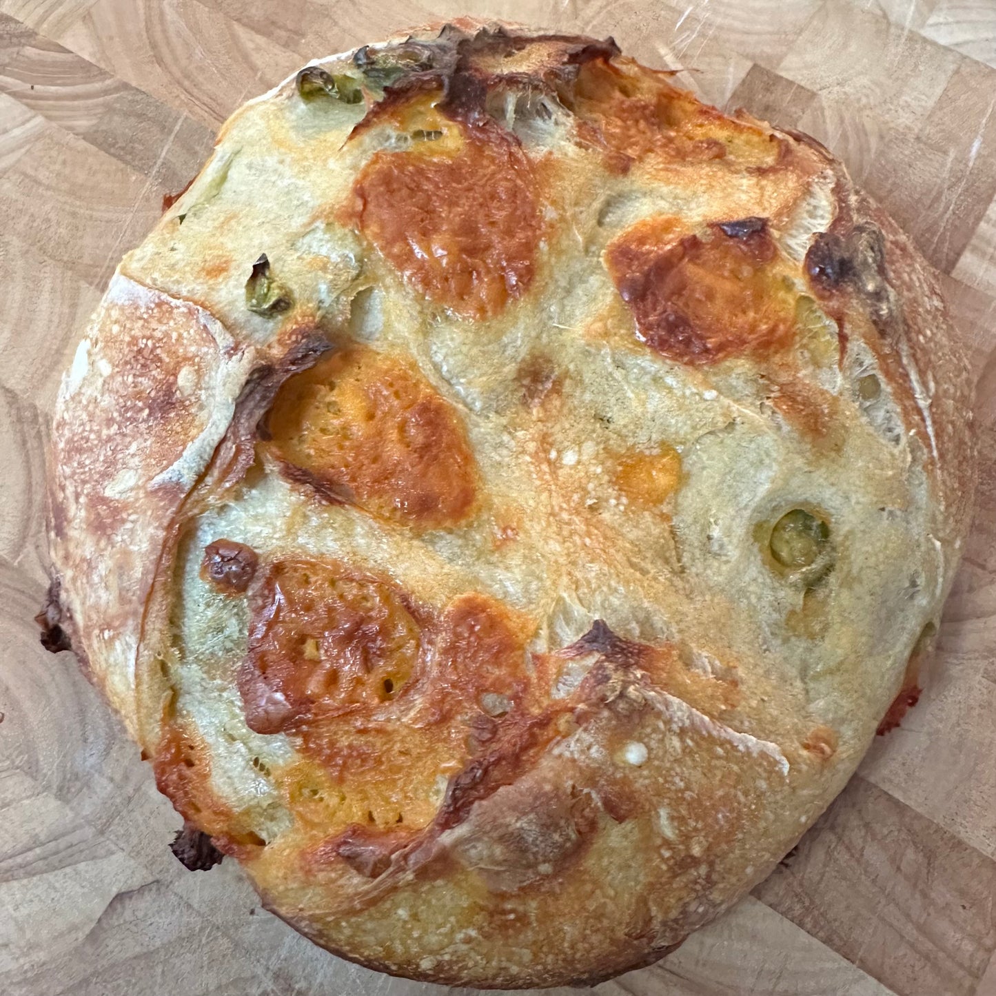 Jalapeño Cheddar Sourdough Loaf
